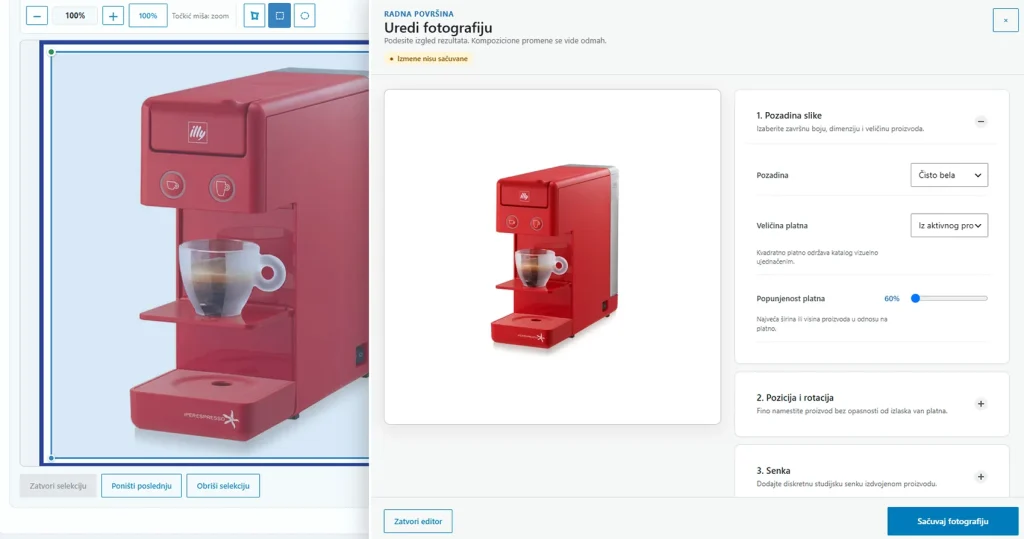 Photo edit - Product Photo Manager